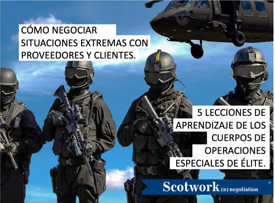 Cómo negociar situaciones extremas con proveedores y clientes.